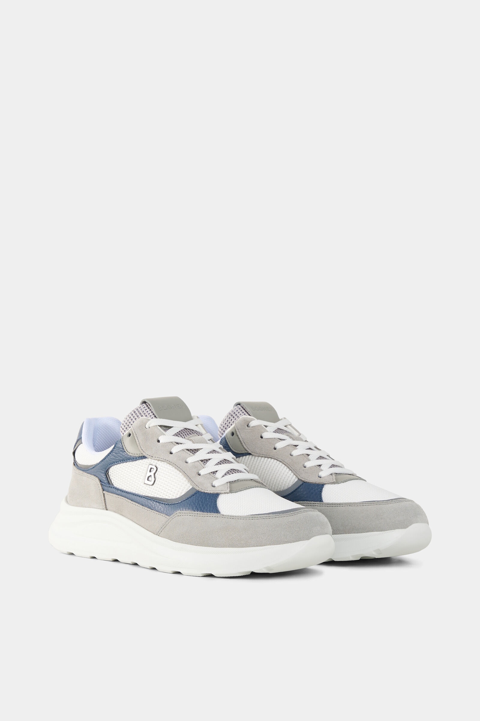 Sneaker Bilbao in Gray/white/blue - 3