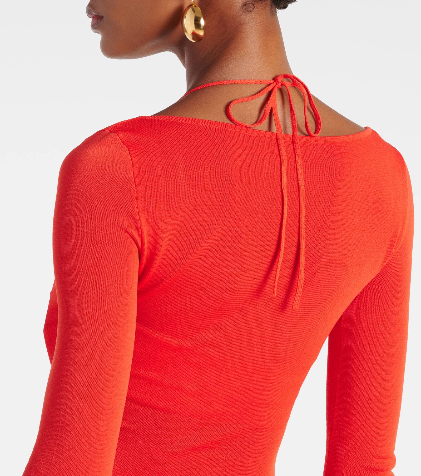 Valejo Halter knit maxi dress - 7