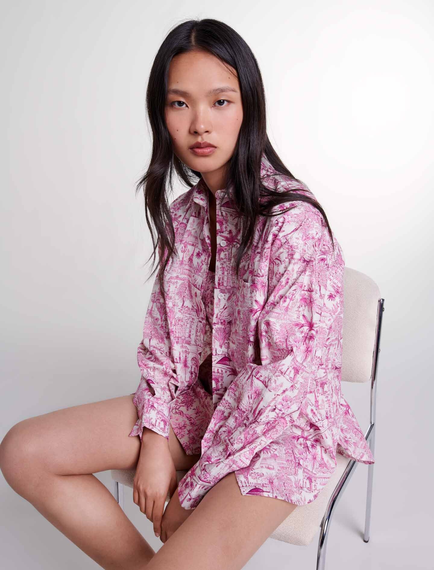 Oversize patterned shirt - 7