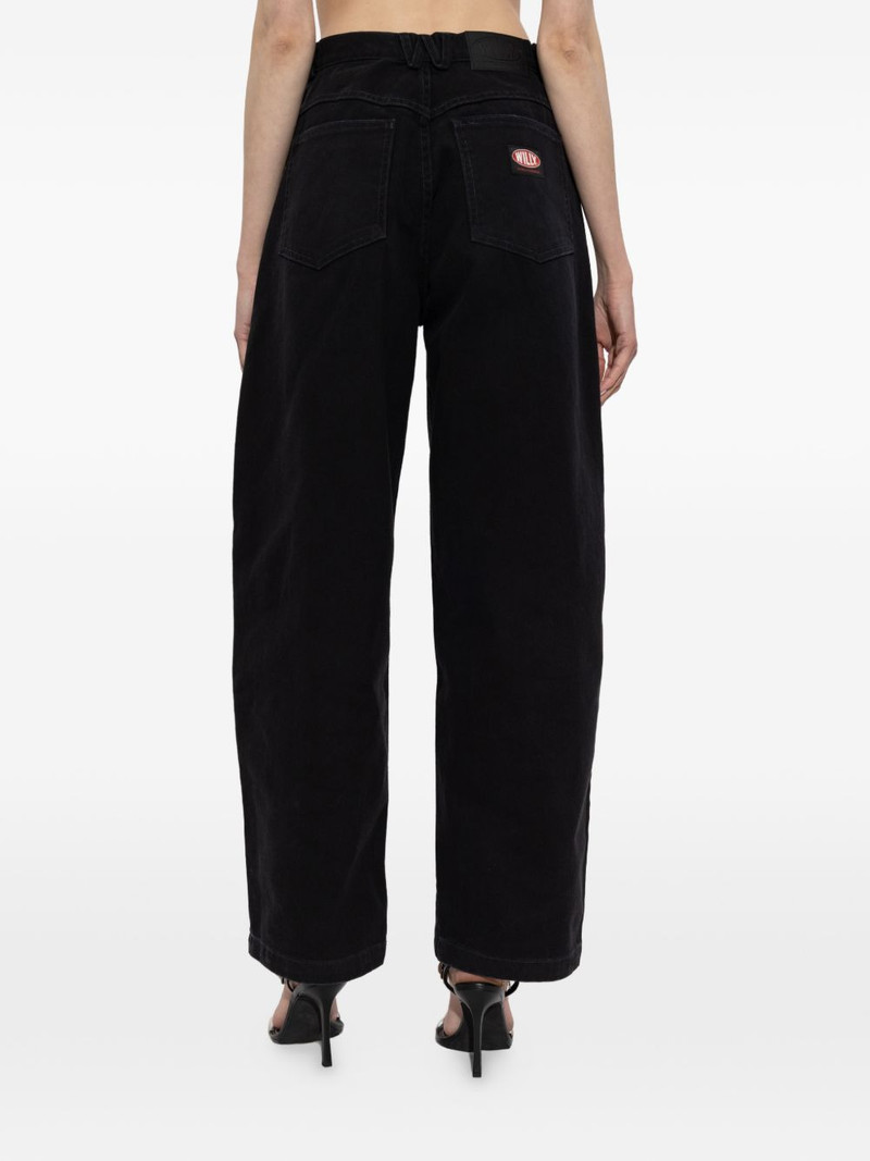 label denim trousers 4