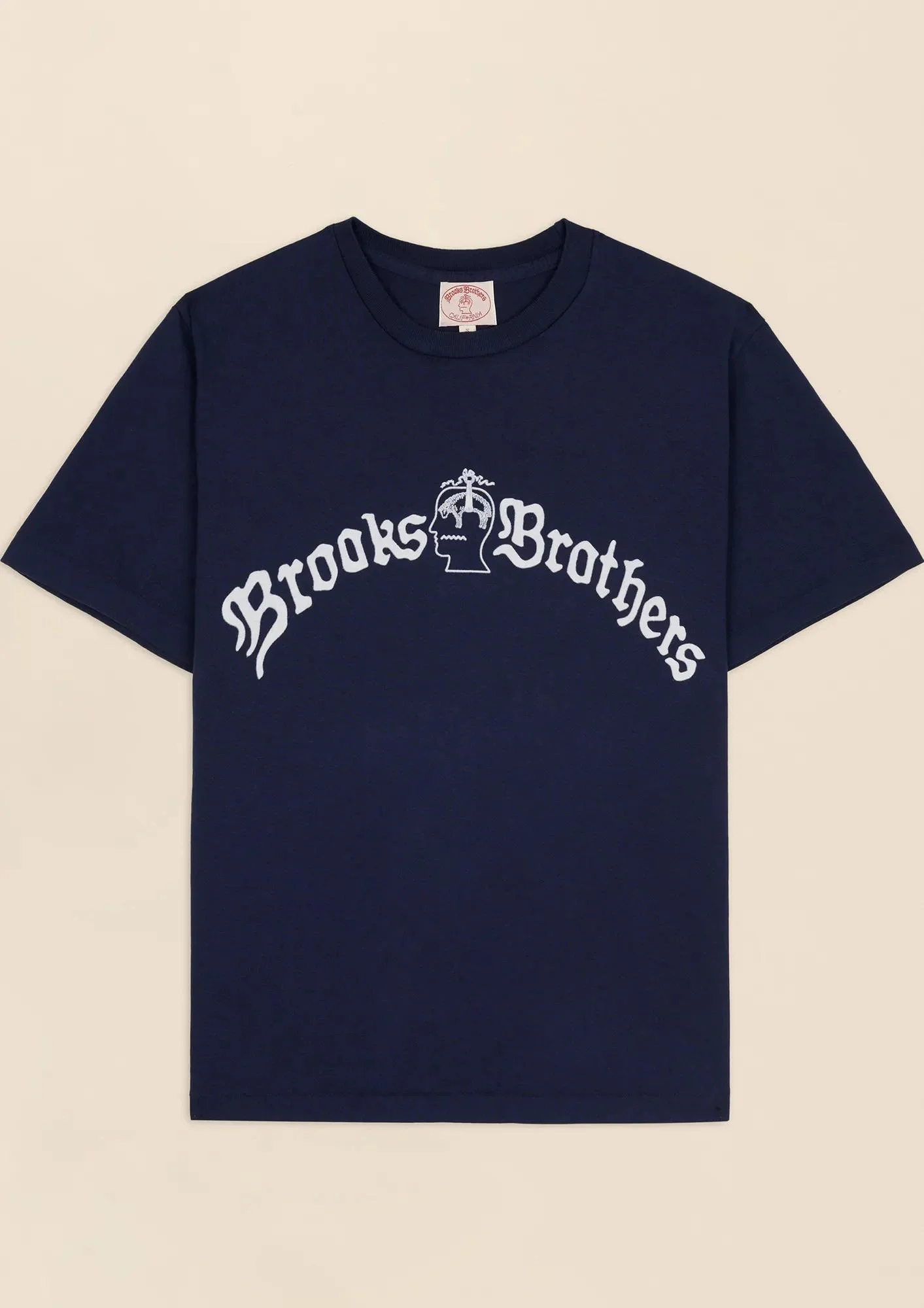 Brooks Brothers x Brain Dead Cotton Vintage-Inspired Emblem T-Shirt - 1