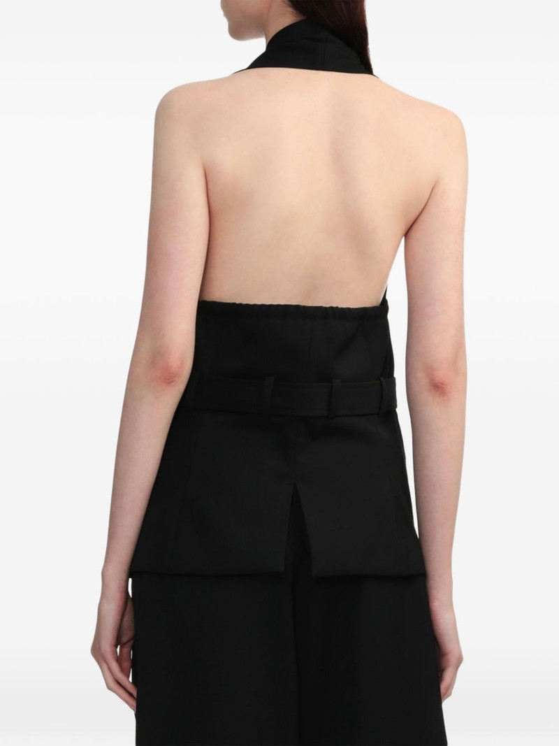 zip-up halterneck top 4