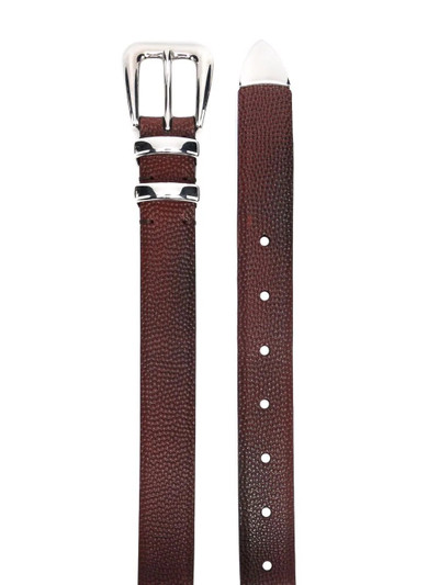 Brunello Cucinelli buckle-fastening leather belt outlook