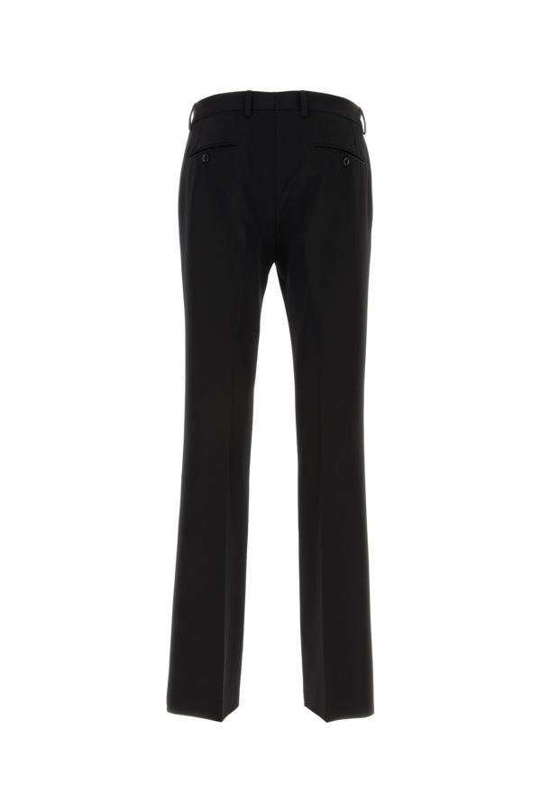 Dolce & Gabbana Man Black Wool Pant - 2