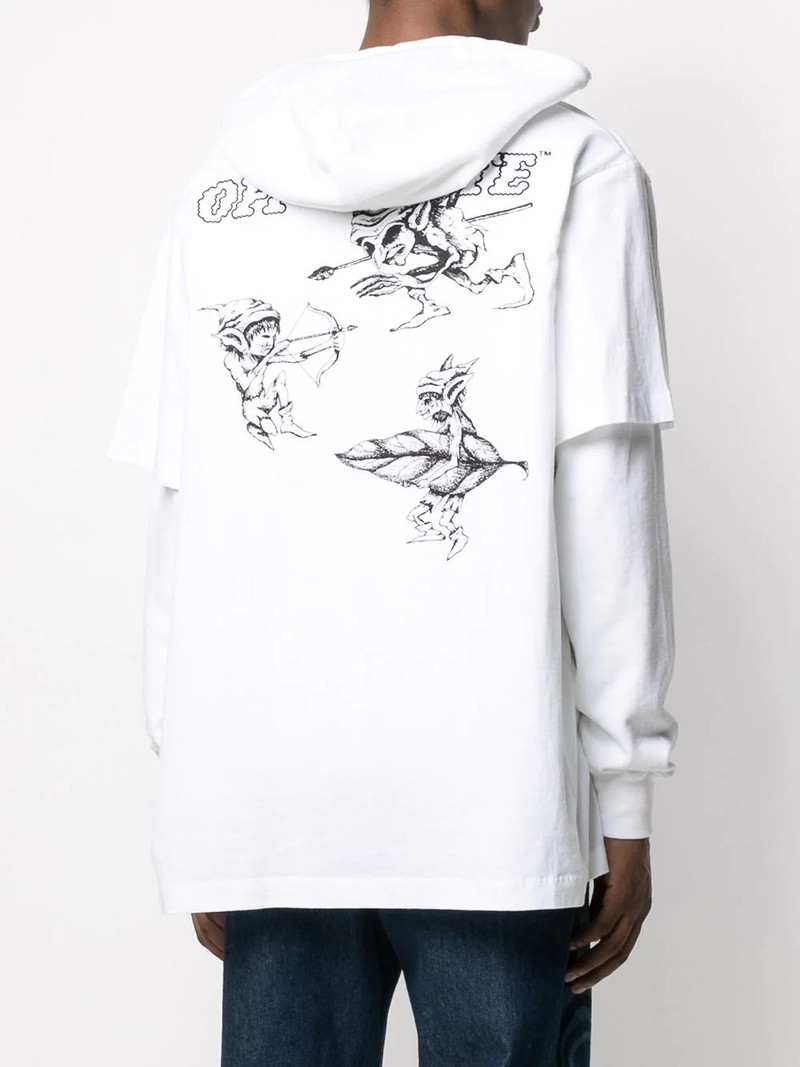 graphic-print hoodie 4