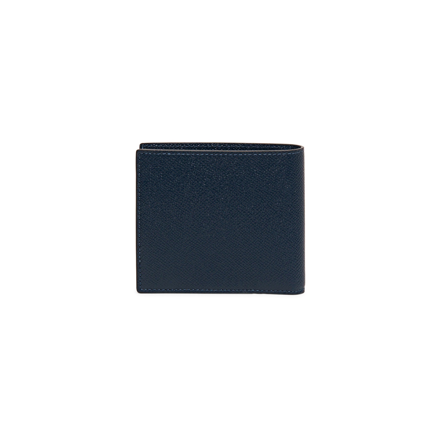 Blue saffiano leather wallet with coin pocket - 2