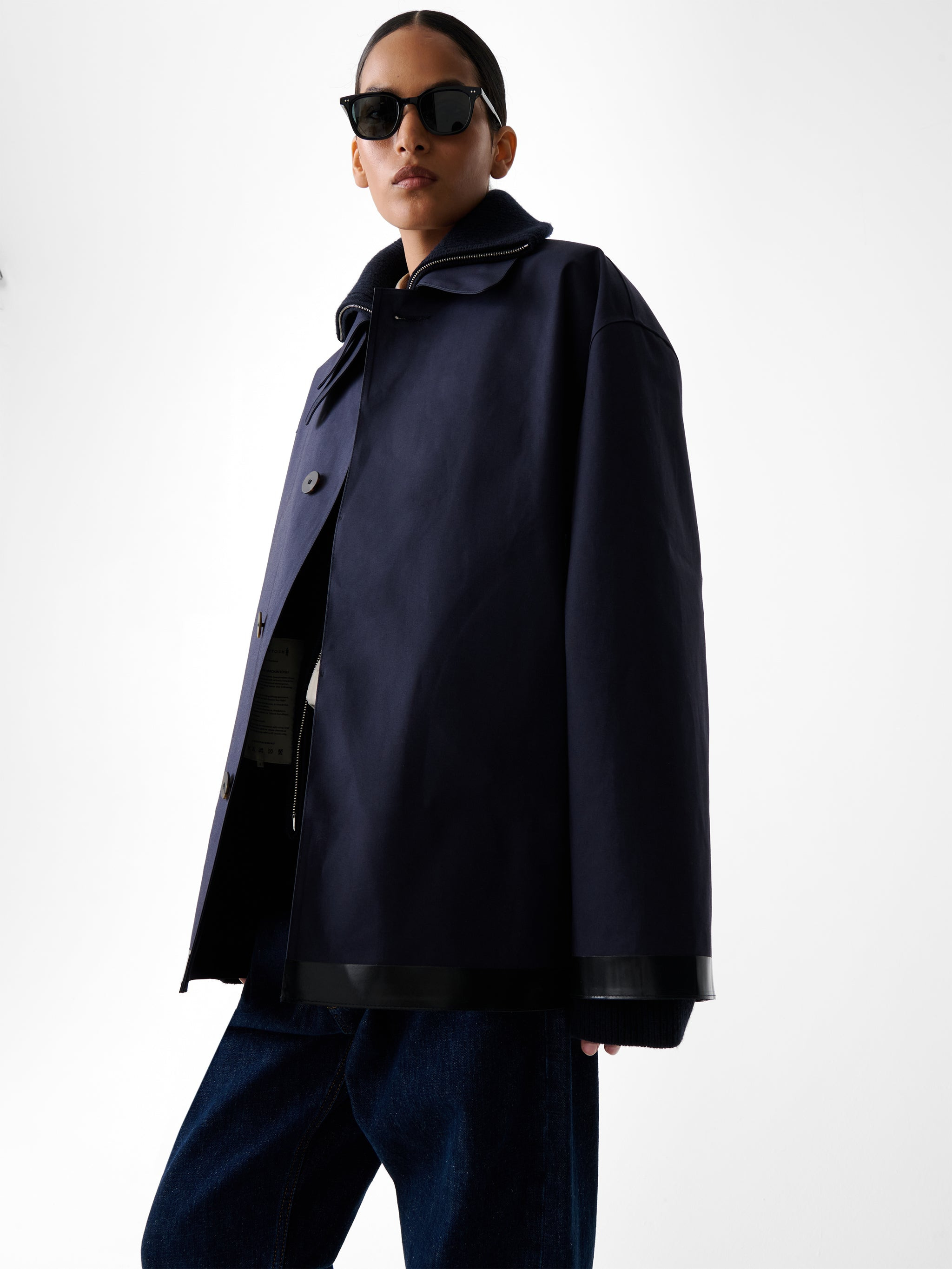 SN x Mackintosh Teviot Short Mac Coat - 6