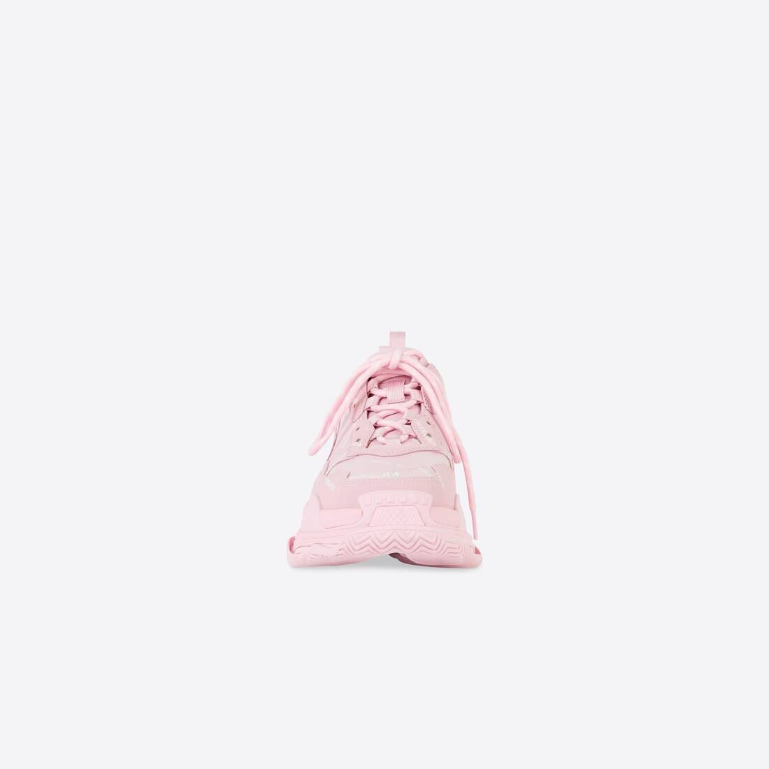 Men's Allover Logo Triple S Sneaker in Pink/white - 3