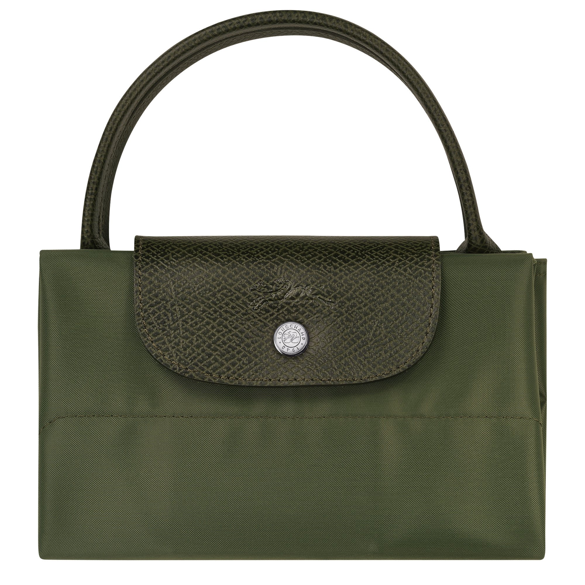 Le Pliage Green M Tote bag Forest - Canvas - 7