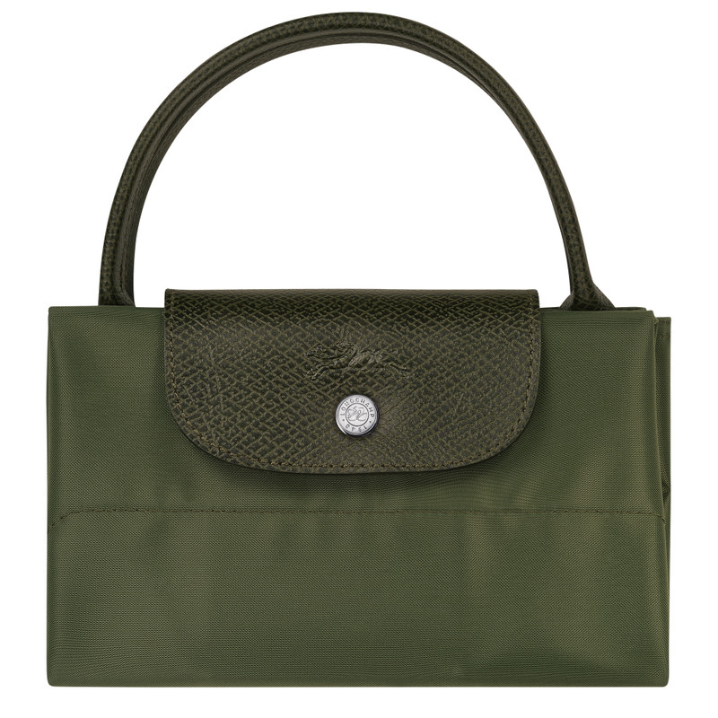 Le Pliage Green M Tote bag Forest - Canvas 7