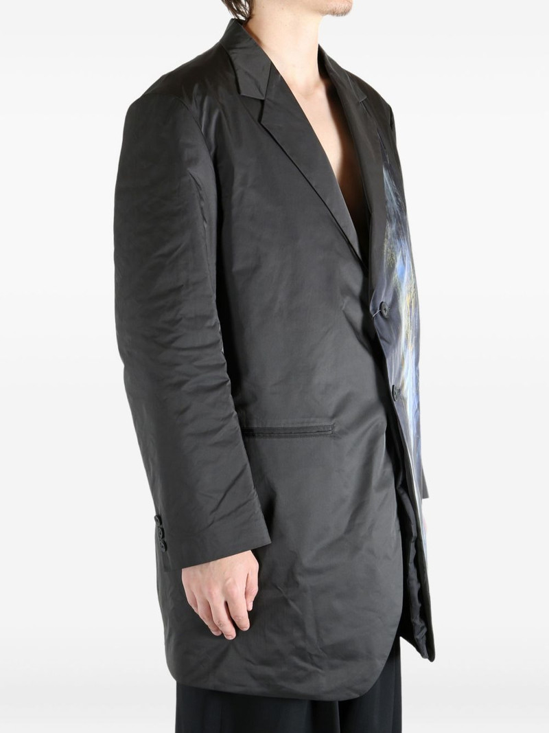 abstract-print single-breasted jacket 4