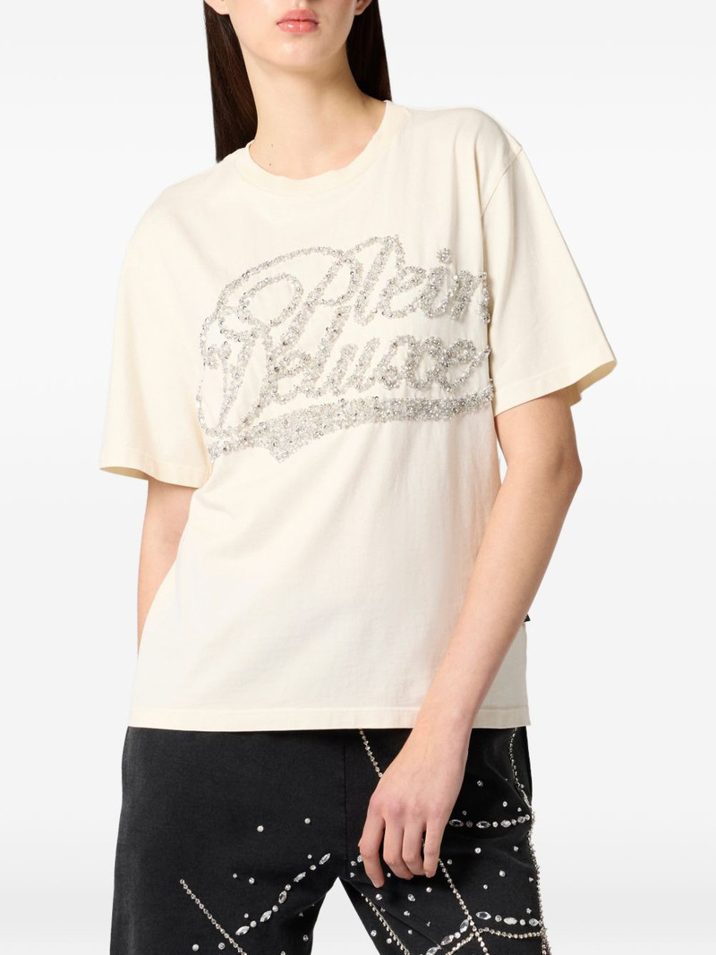 signature embellished T-shirt 3