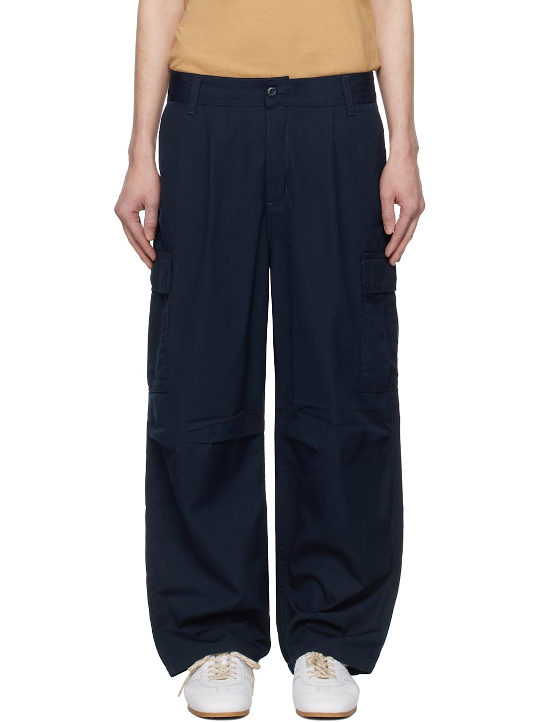 Navy Cole Cargo Pants - 1