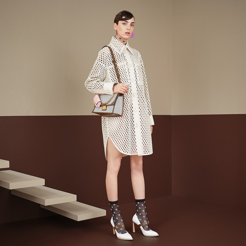 Beige leather coat 4