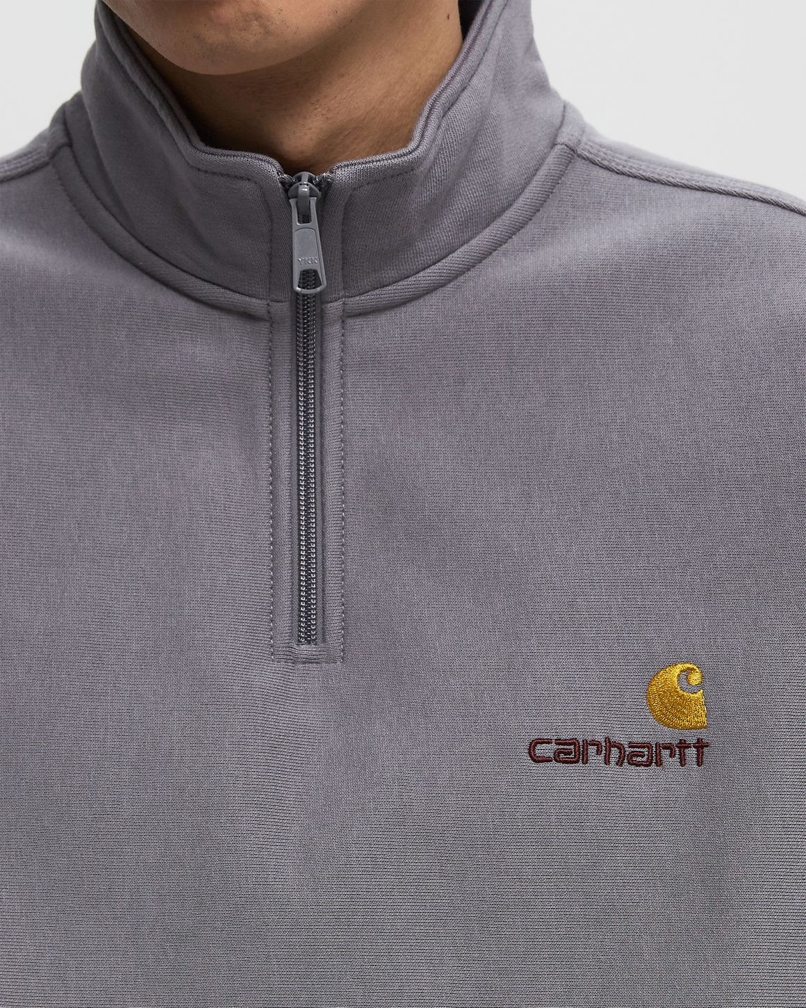 Half Zip American Script Sweat - 3