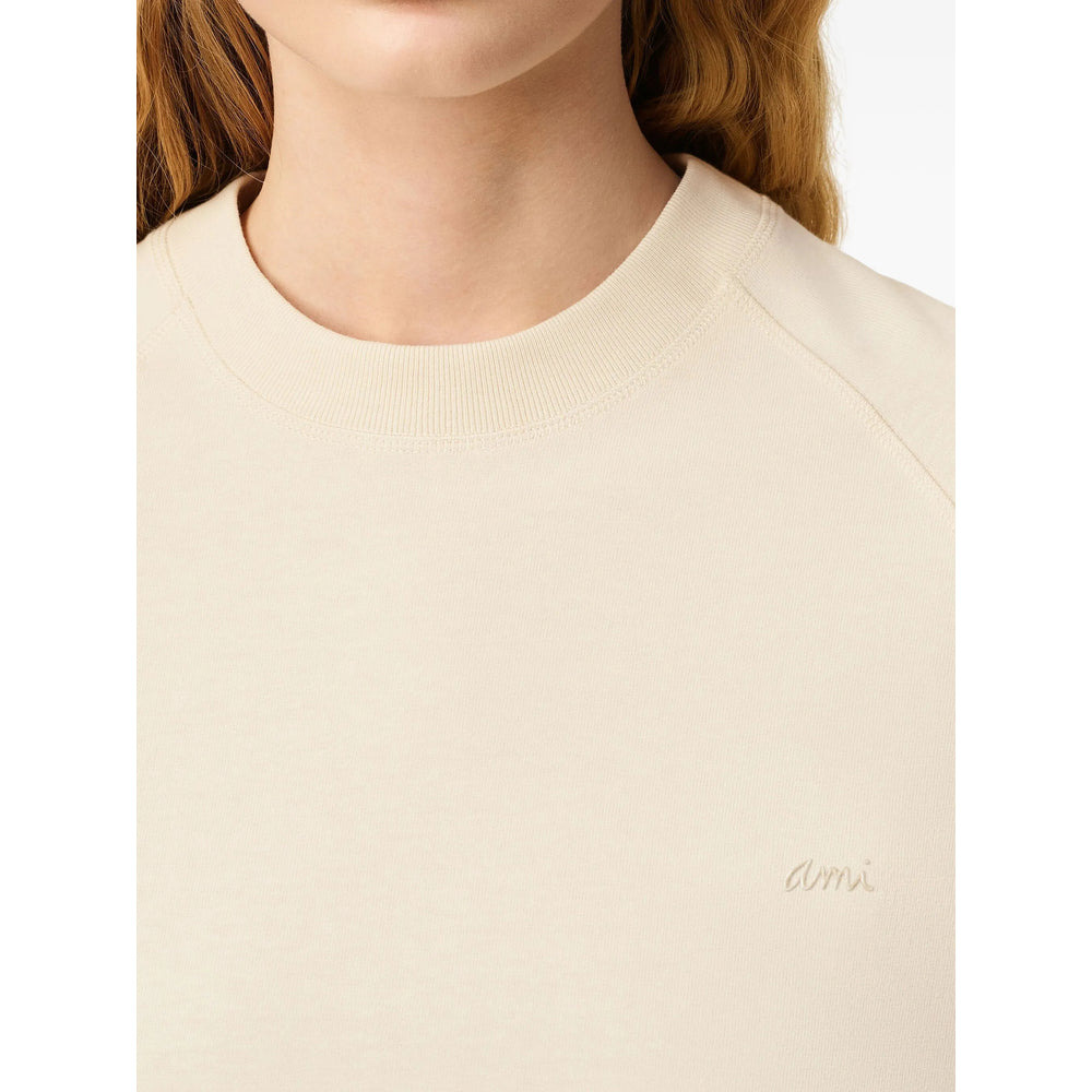 Ami Paris Neutrals T-Shirts & Vests - T-Shirts Men - 6
