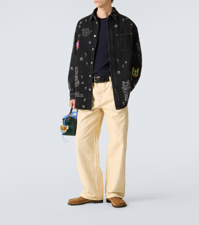 Loewe x Louis Wain Futurist Cat Puzzle tote bag outlook