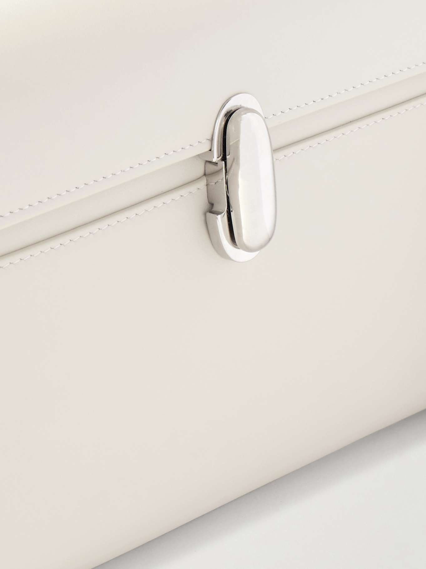 Symmetry leather shoulder bag Ivory - 4