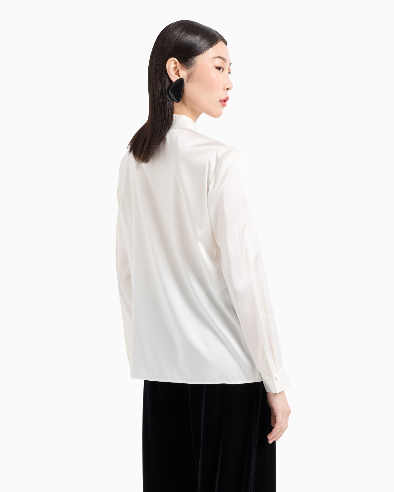 Silk satin shirt - 3