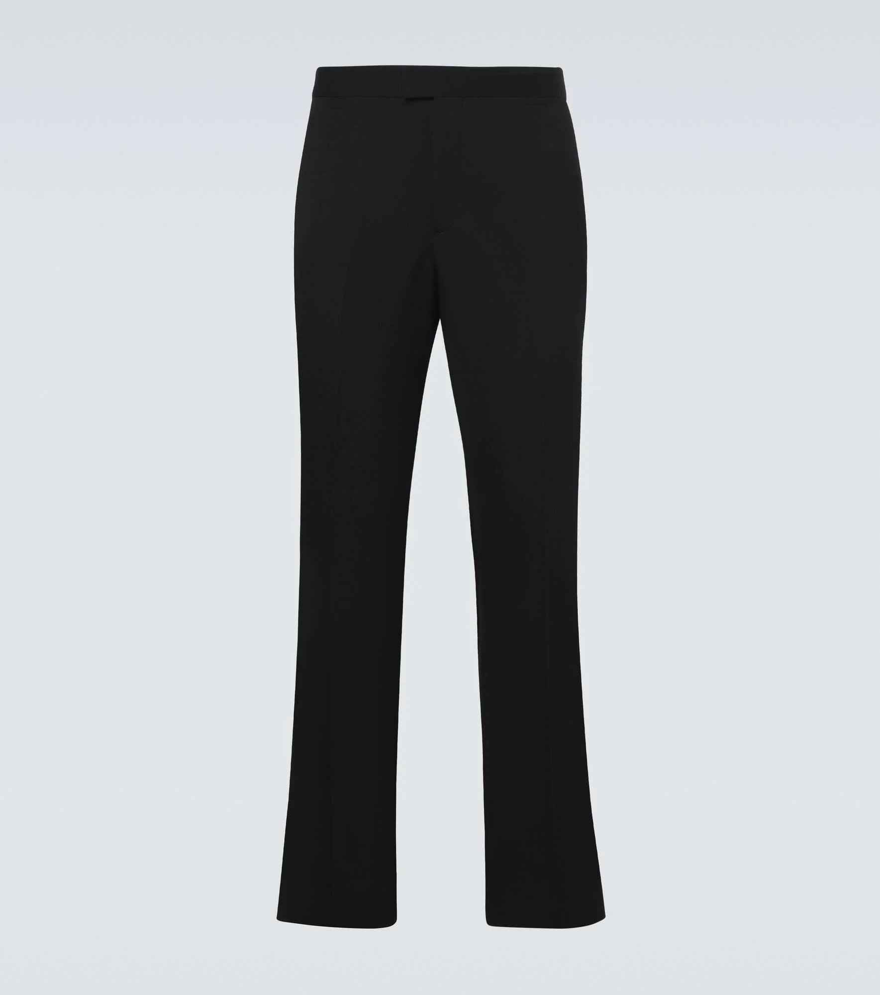 Wool grain de poudre tuxedo pants - 1