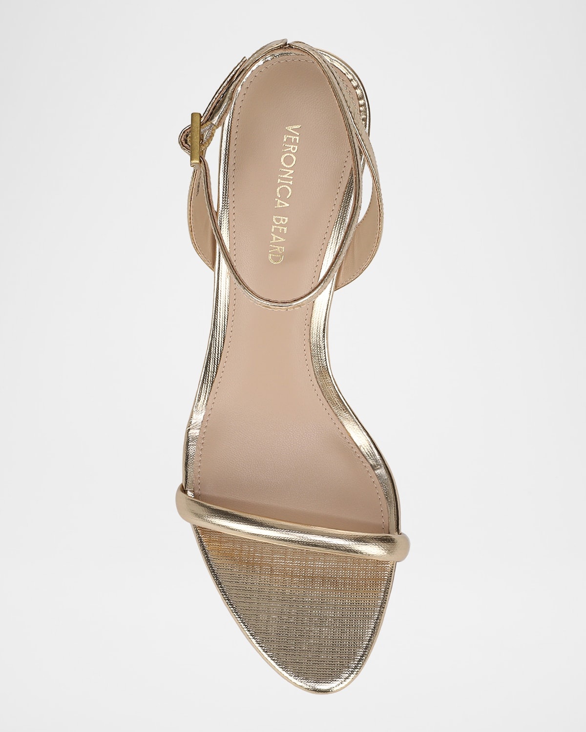 Sylvie Metallic Ankle-Strap Sandals - 3