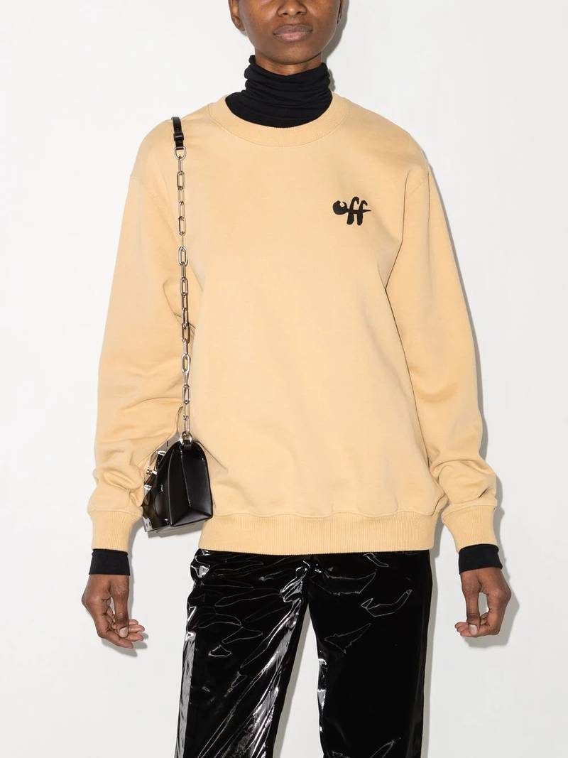 Off-White Zebra Arrows-print sweatshirt outlook