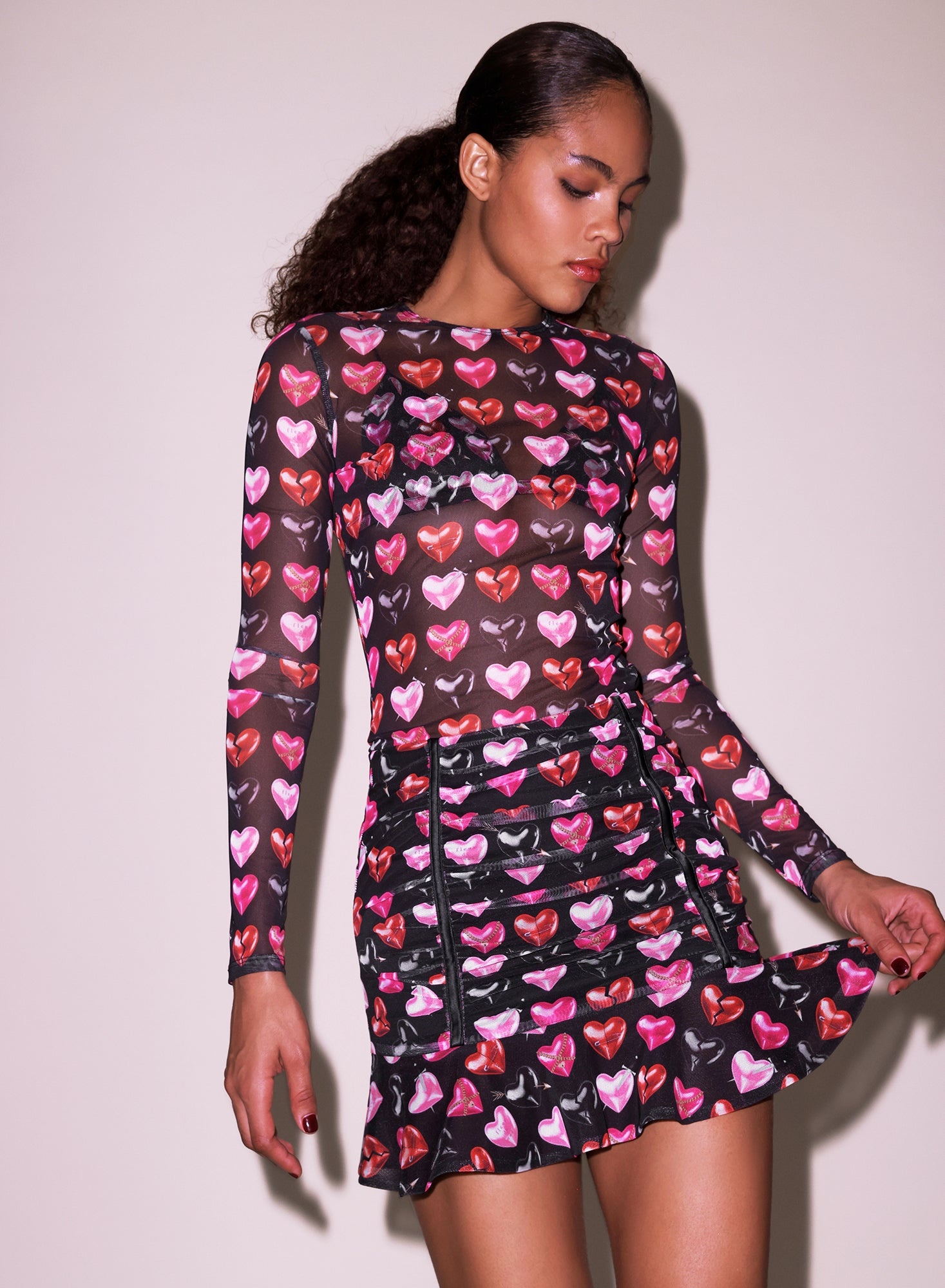 Heartbreaker Ruched Skirt - 5