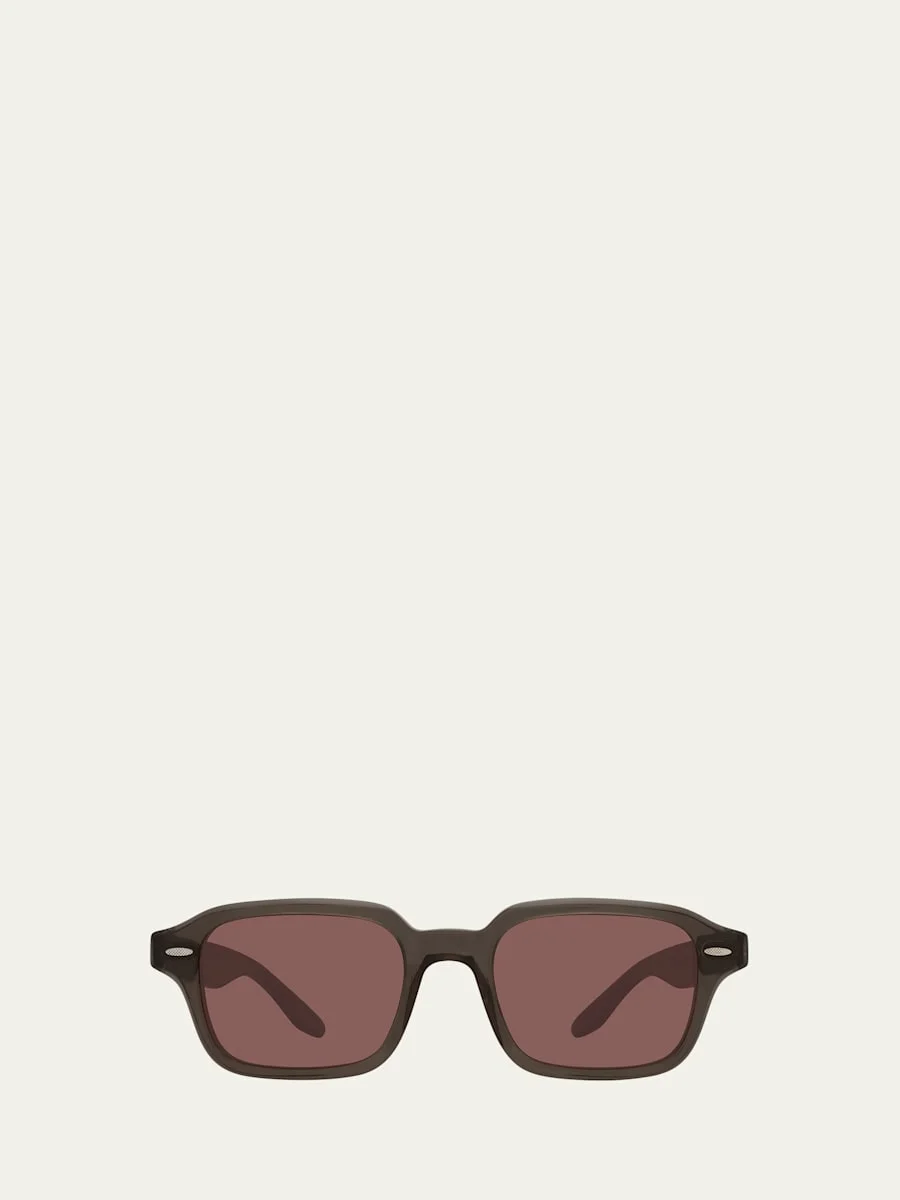 Men's Acetate Rectangle Sunglasses - 1