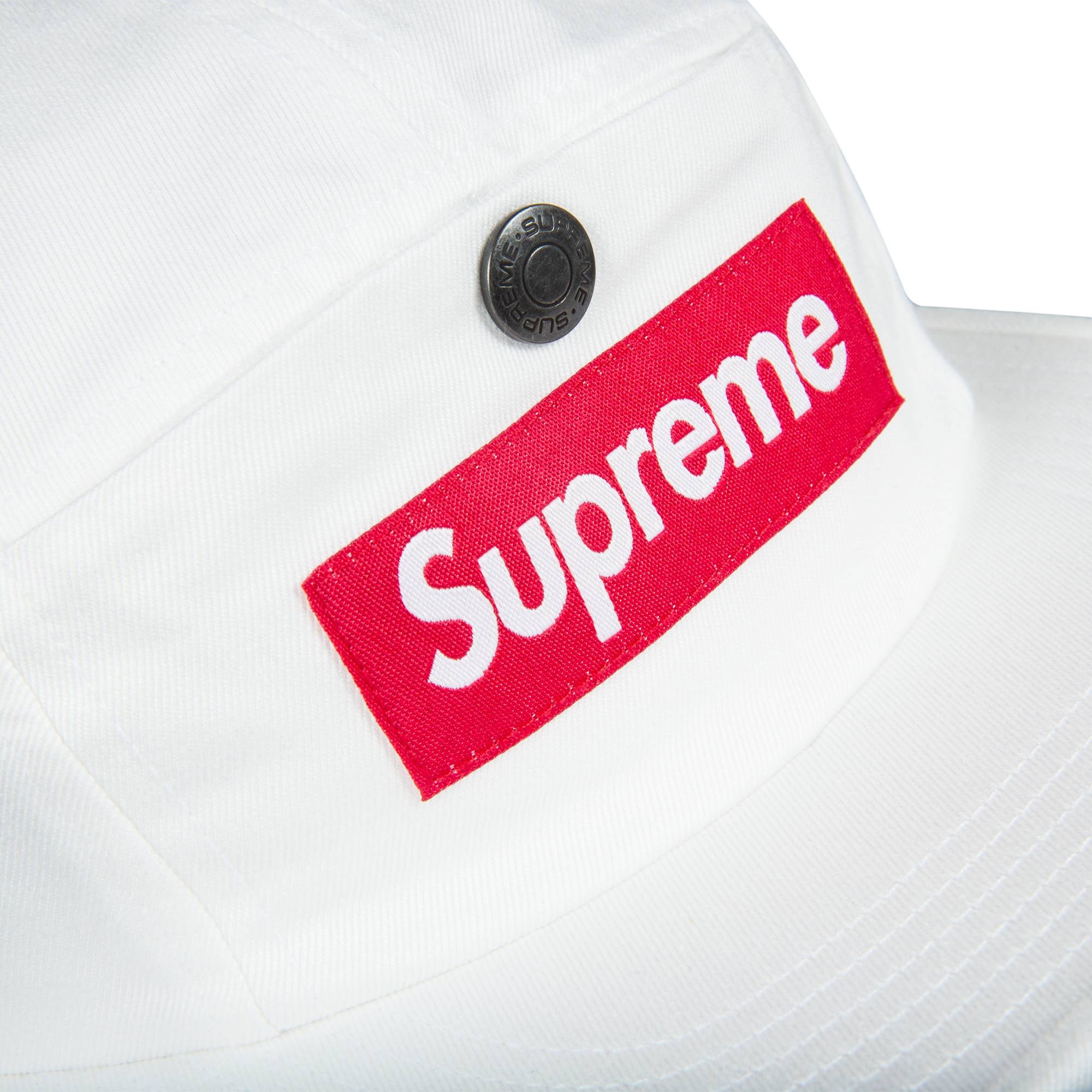 Supreme Snap Button Pocket Camp Cap ホワイト Supreme Supreme Snap Button Pocket Camp Cap 'White' | REVERSIBLE