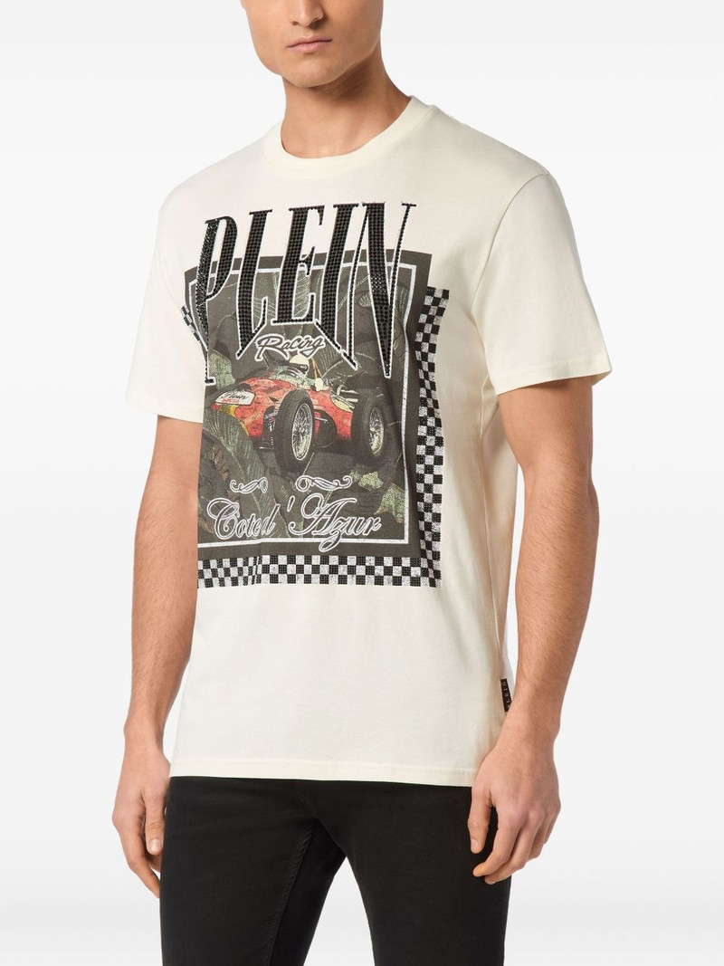 PHILIPP PLEIN racing-graphic T-shirt outlook