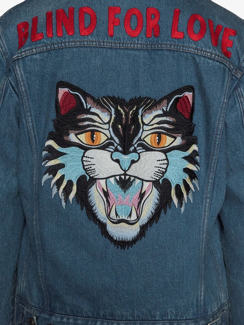 Denim jacket with embroideries - 5