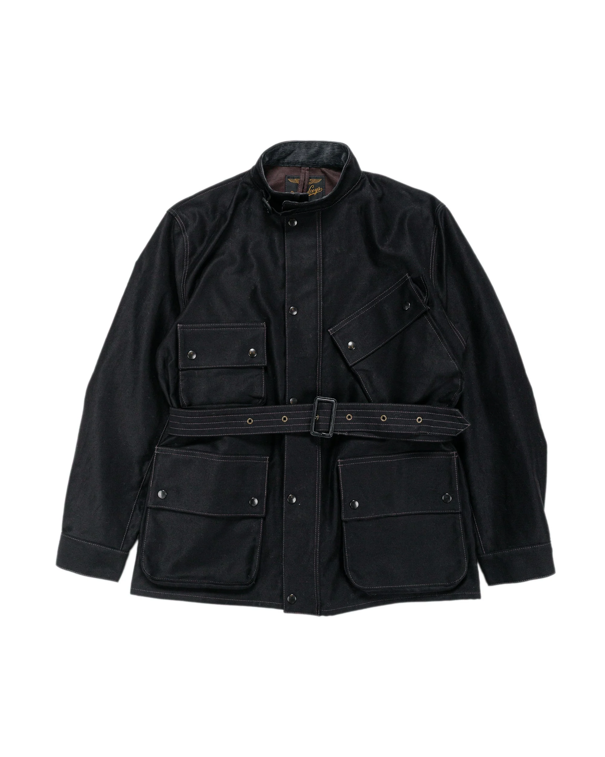 MJ25122 Heavy Cotton Enduro Racing Jacket Black - 1