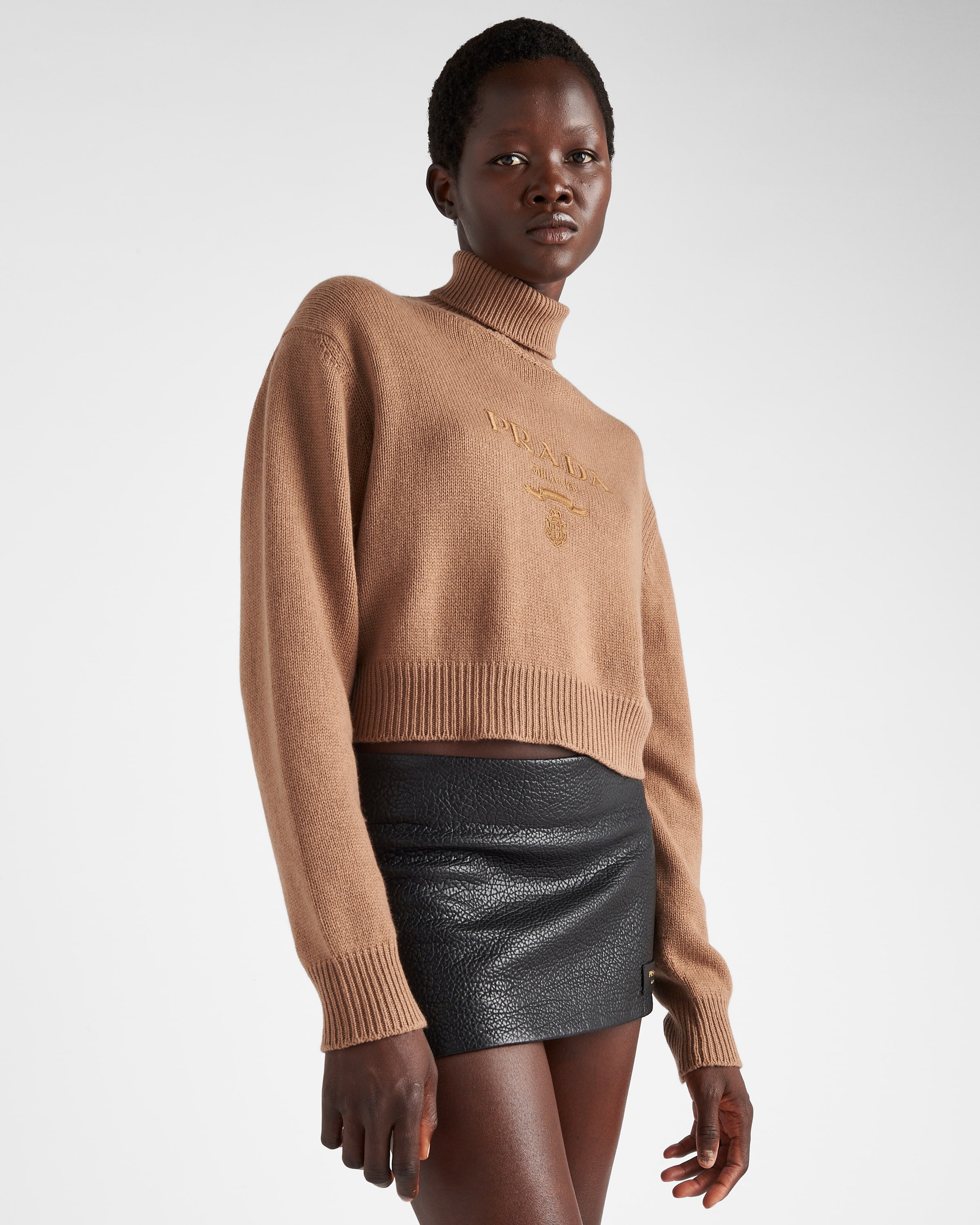 Cashmere and wool turtleneck sweater - 3