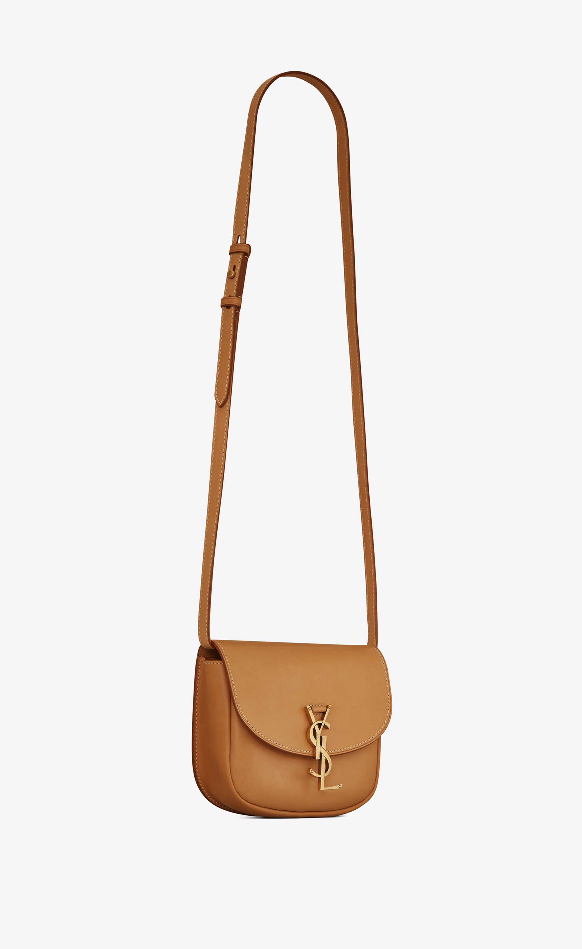 kaia small satchel in smooth leather - 6