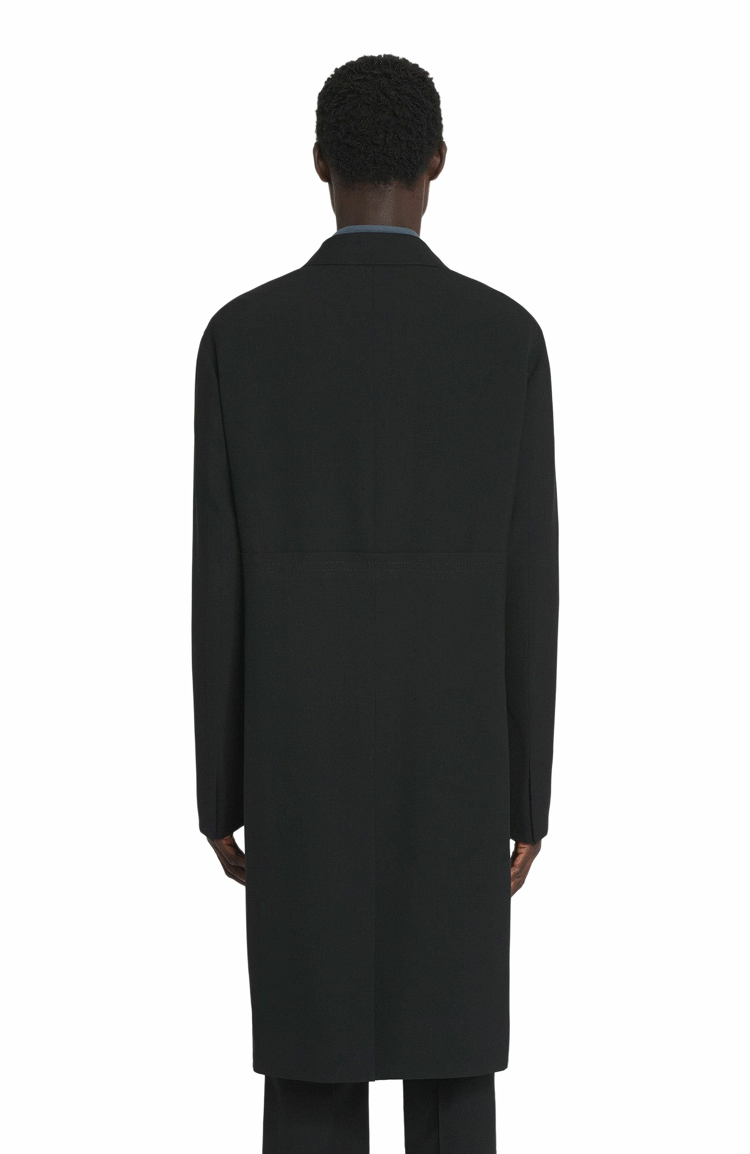 Lanvin Wool Coat in Black at Nordstrom - 3