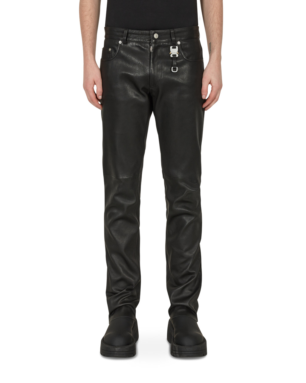 5 PKT LEATHER PANT - 2
