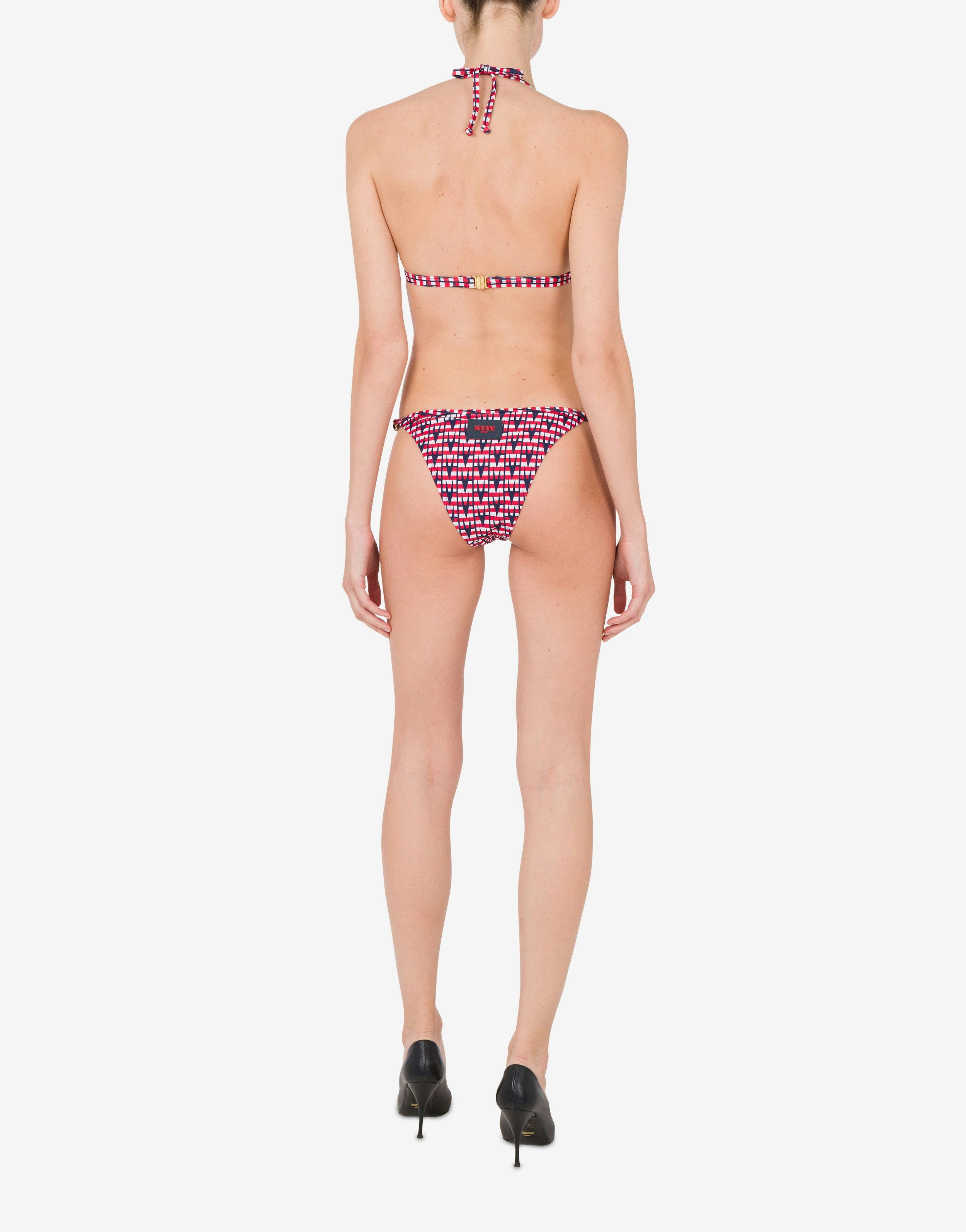M PRINT BIKINI TOP - 3