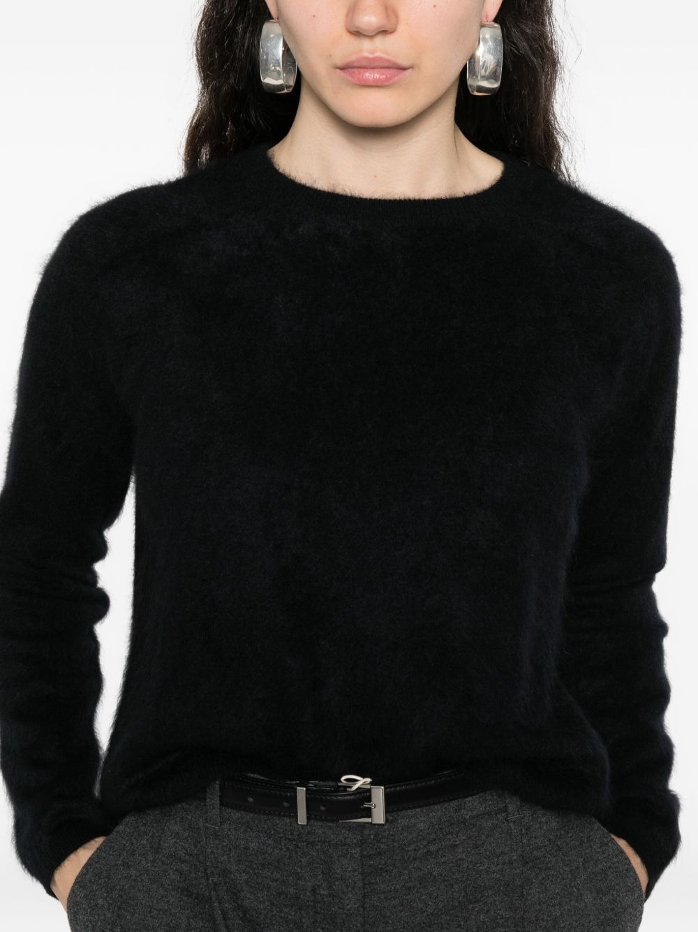 brushed cashmere sweater - 5