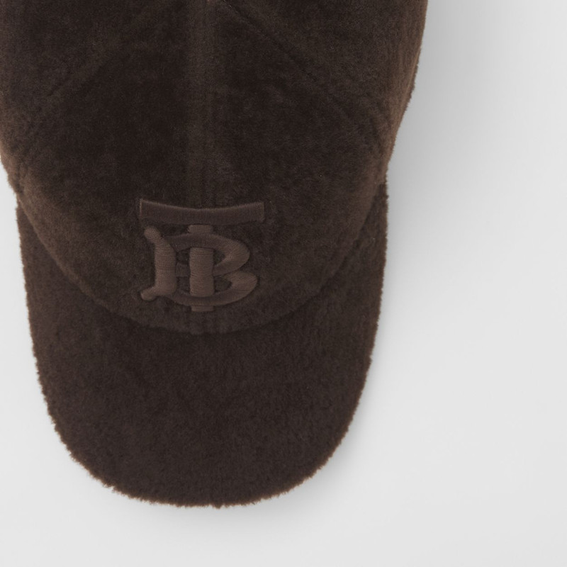 Monogram Motif Shearling Baseball Cap 7