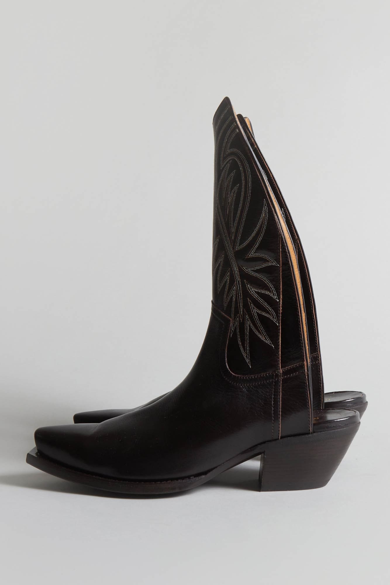 TALL HALF ANKLE COWBOY BOOT - 4