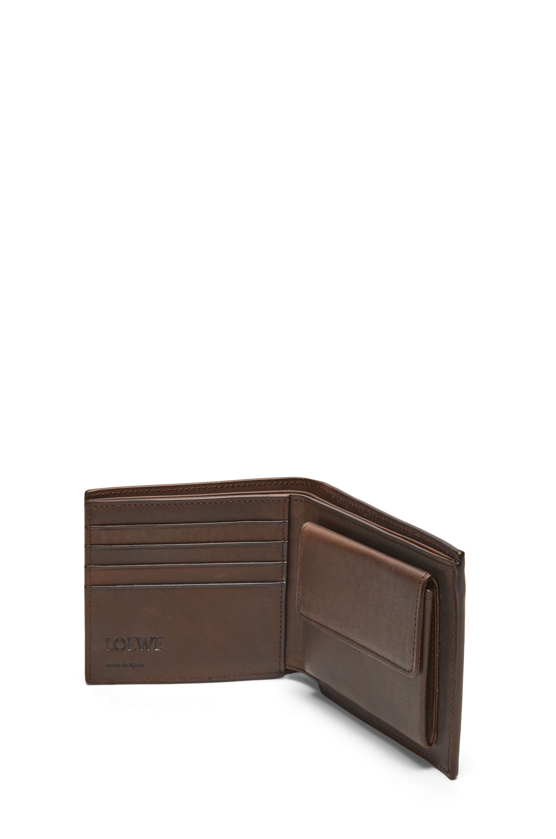 Bifold coin wallet in vegetable-tanned calfskin - 3