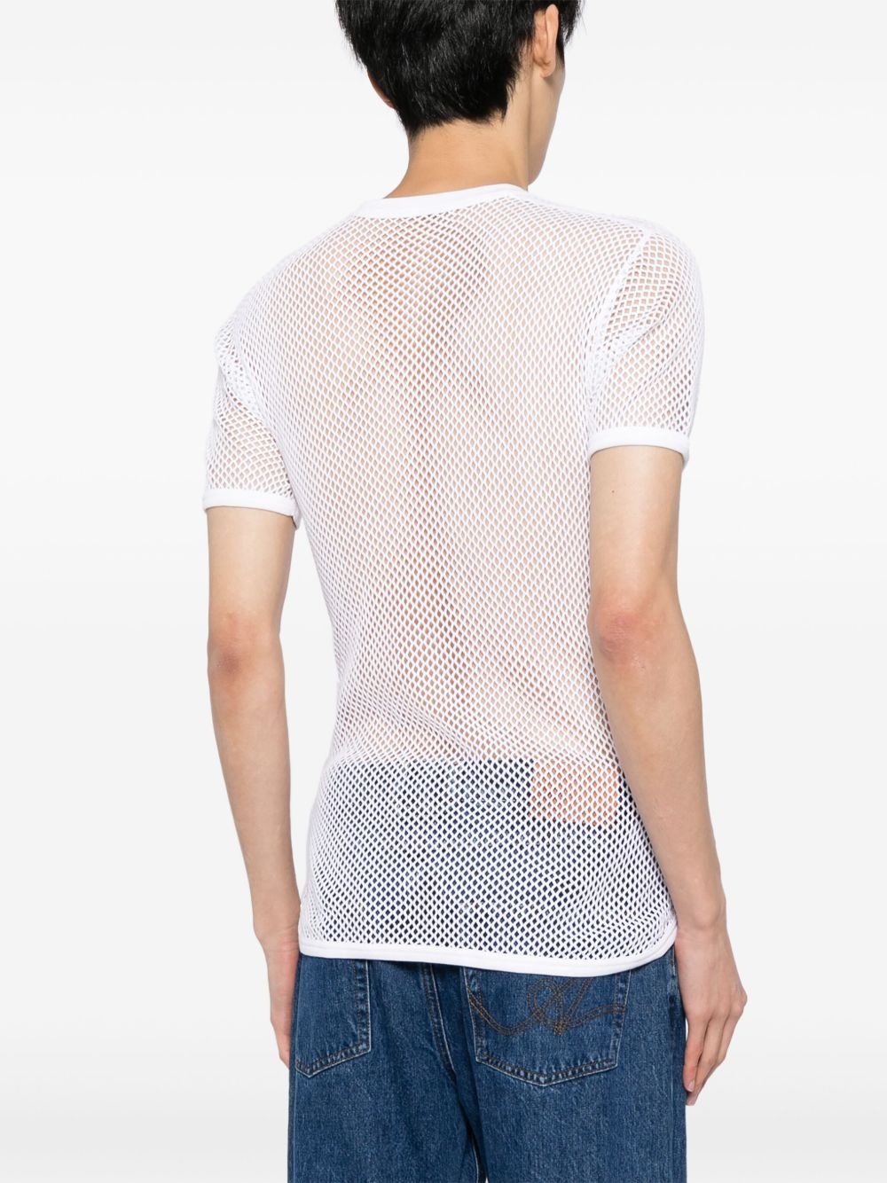 mesh short-sleeve T-shirt - 4