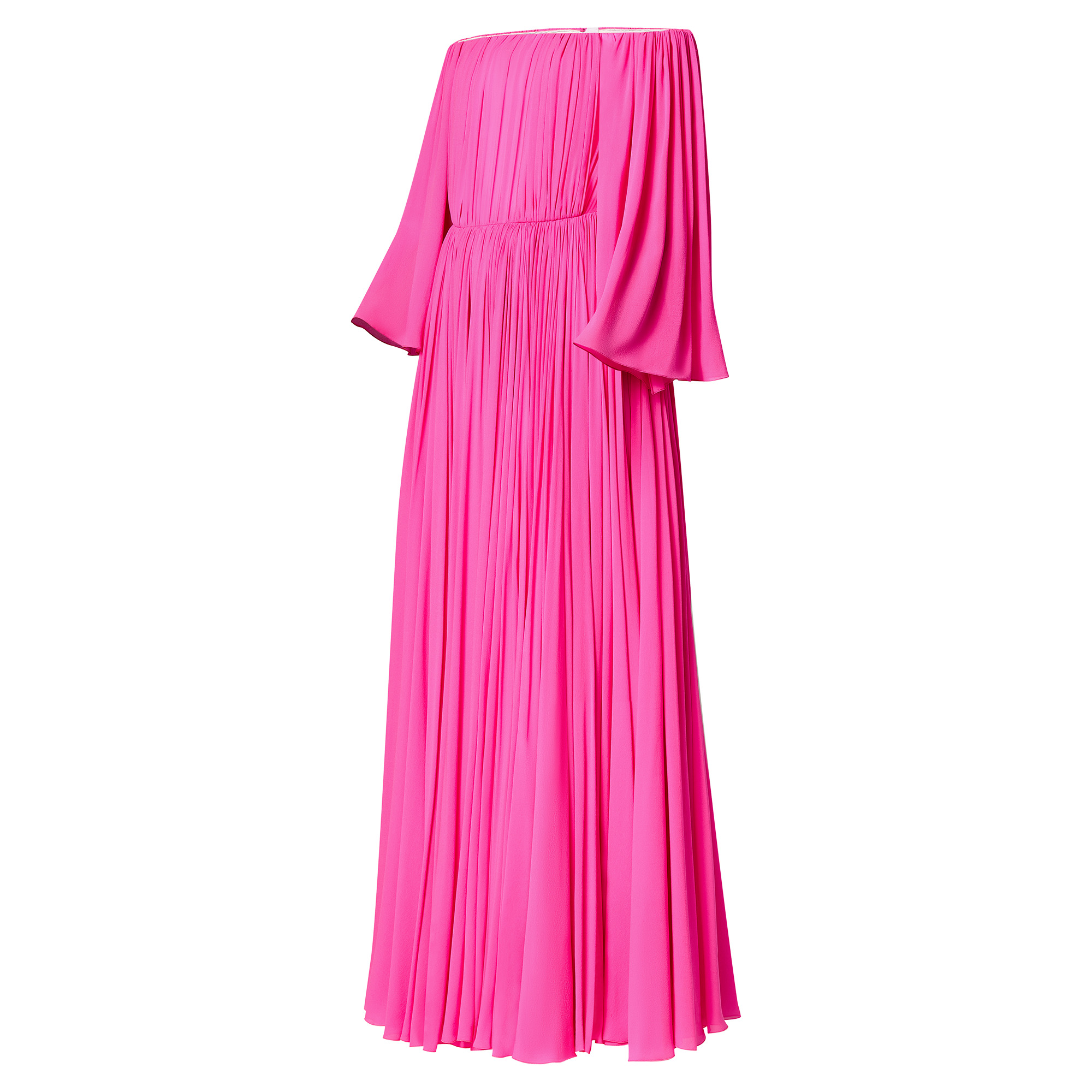 Off-The-Shoulder Flare-Sleeve Gown - 2
