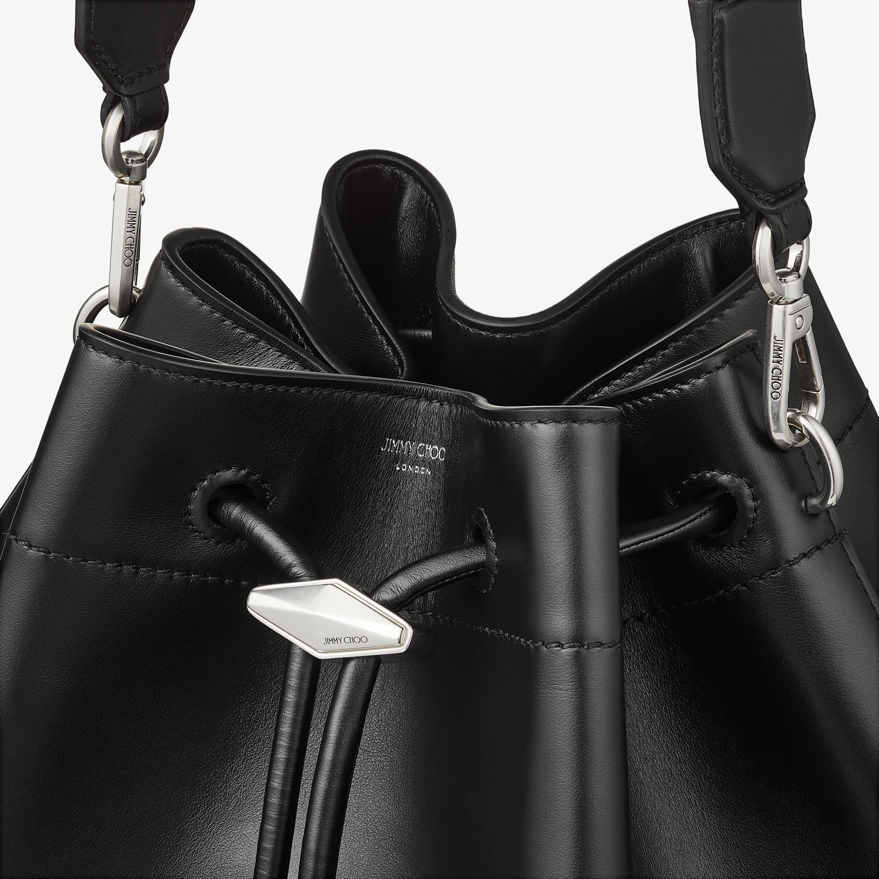 Cinch L
Black Calf Leather Bag - 4