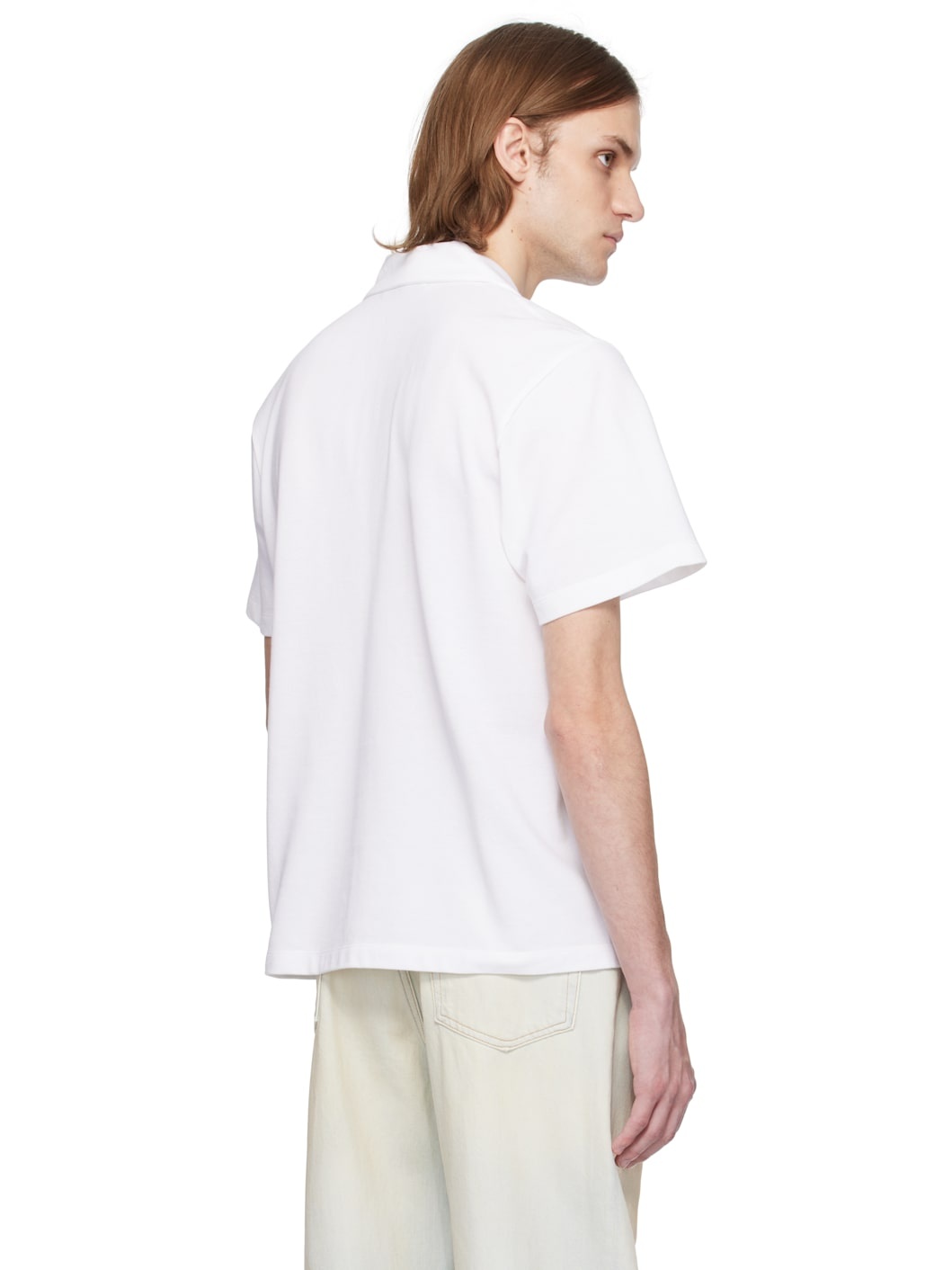 White Logo Polo - 3