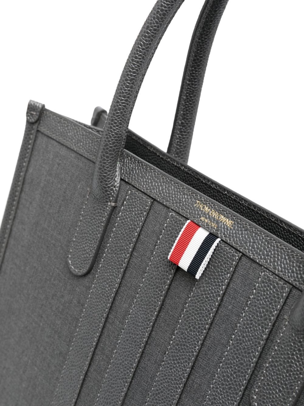 4-Bar-stripes vertical tote bag - 4