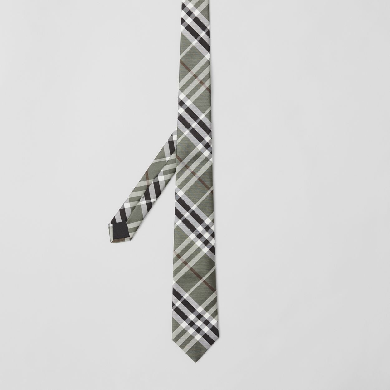 Classic Cut Vintage Check Silk Tie - 5