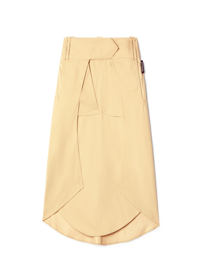 Beige Savana Midi Skirt 1