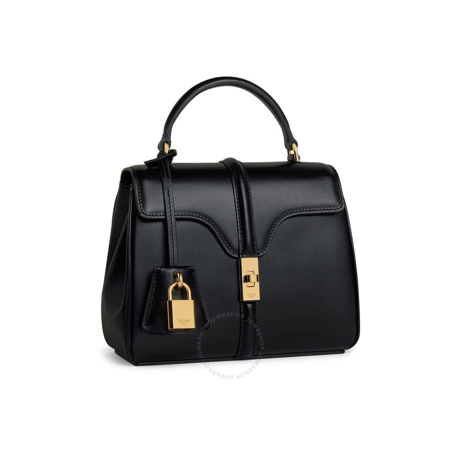 Celine Black Mini 16 in Satinated Calfskin - 2