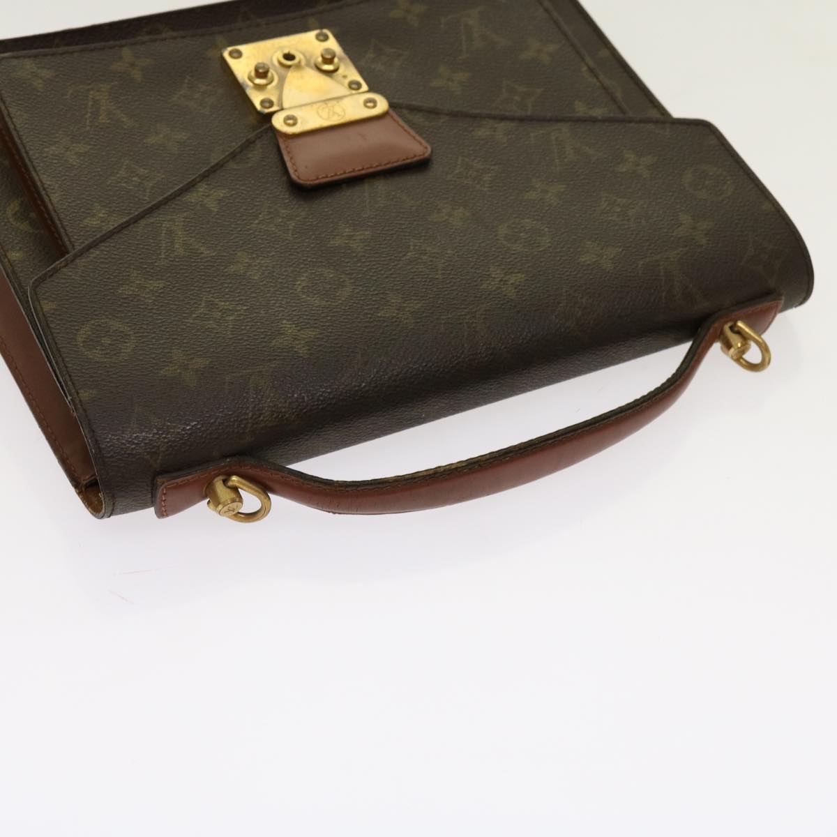 LOUIS VUITTON Monogram Monceau 28 Hand Bag M51185 - 7